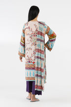 Stitched Printed Linen Suit