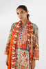 Stitched Printed Linen Suit