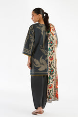 Stitched Printed Khaddar Suit
