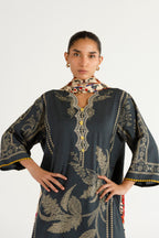 Stitched Printed Khaddar Suit
