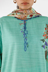 Stitched Muzlin Khaddar Suit