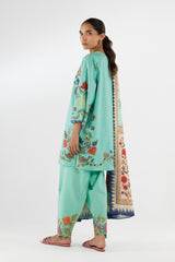 Stitched Muzlin Khaddar Suit