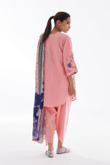 Stitched Khaddar Muzlin Suit