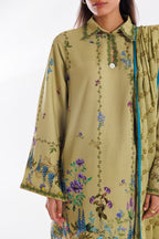 Stitched Khaddar Muzlin Suit