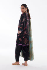 Stitched Linen Muzlin Suit