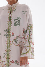Stitched Linen Muzlin Suit
