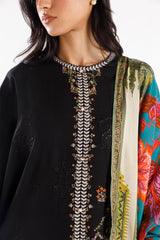 Stitched Muzlin Linen Suit