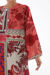 Stitched Linen Muzlin Suit