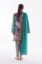 Stitched Linen Muzlin Suit