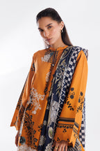 Stitched Linen Muzlin Suit