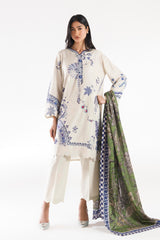 Stitched Muzlin Linen Suit