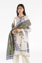 Stitched Muzlin Linen Suit
