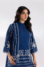 Stitched Embroidered Khaddar Shirt+ Shalwar