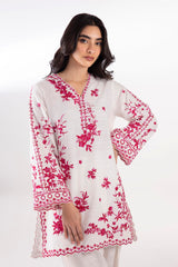 Stitched Embroidered Khaddar Shirt + Shalwar