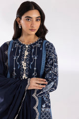 Stitched Embroidered Khaddar Suit