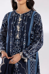 Stitched Embroidered Khaddar Suit