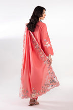 Stitched Embroidered Khaddar Shirt + Shalwar