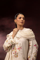 Stitched Embroidered Khaddar Suit