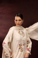 Stitched Embroidered Khaddar Suit