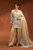 Stitched Embroidered Raw Silk Suit