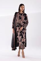 Stitched Embroidered Raw Silk Suit