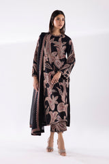 Stitched Embroidered Raw Silk Suit