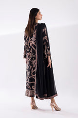 Stitched Embroidered Raw Silk Suit