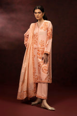 Stitched Embroidered Khaddar Suit