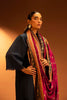 Embroidered Raw Silk Shawl