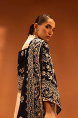 Embroidered Linen Shawl