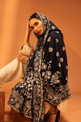 Embroidered Linen Shawl