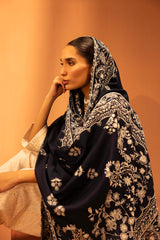Embroidered Linen Shawl