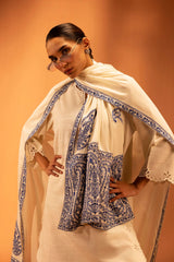 Embroidered Linen Shawl