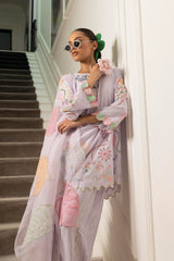 Lilac Slub Dupatta
