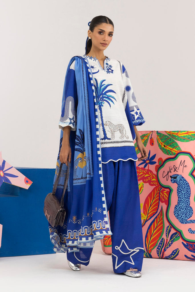 Stitched Safi & Me Khaddar Set