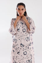 Stitched Satin Shirt + Culotte