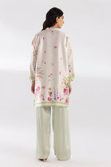 Stitched Printed Satin Shirt + Shalwar
