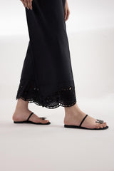 Stitched Embroidered Cambric Culotte