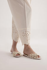 Stitched Embroidered Cambric Skinny Shalwar