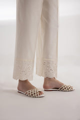 Stitched Embroidered Cambric Culotte