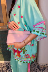 Stitched Printed Lawn West Shirt + Culotte