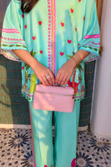 Stitched Printed Lawn West Shirt + Culotte