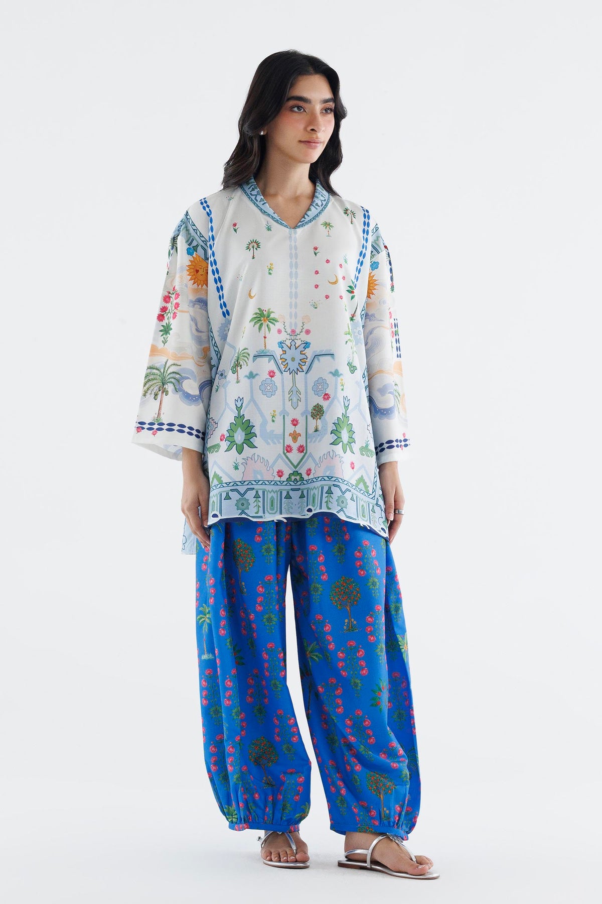 Stitched Printed Viscose Shirt+ Shalwar Main image