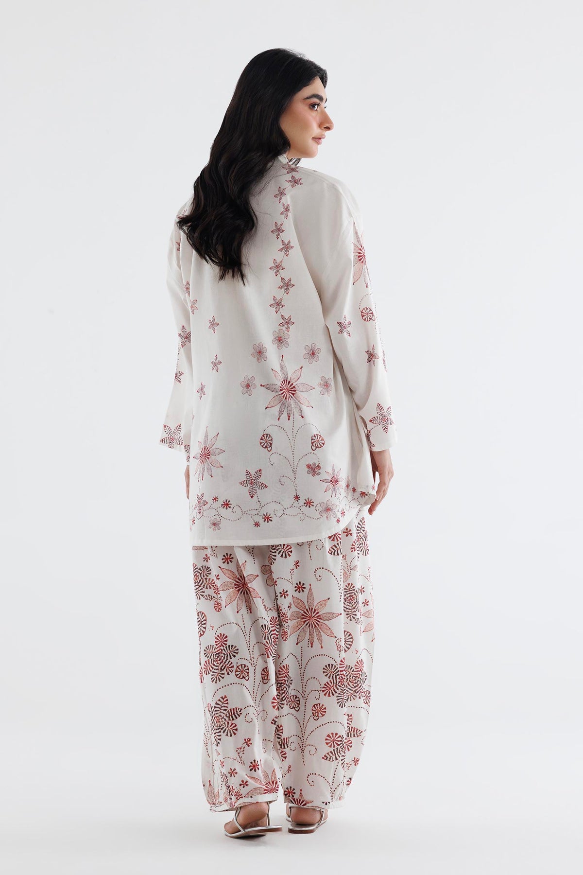 Stitched Printed Cambric Shirt+ Shalwar