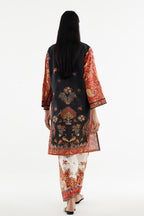 Stitched Printed Karandi Shirt+ Shalwar