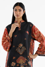 Stitched Printed Karandi Shirt+ Shalwar