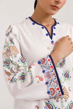 Stitched Printed Poplin Shirt+ Shalwar