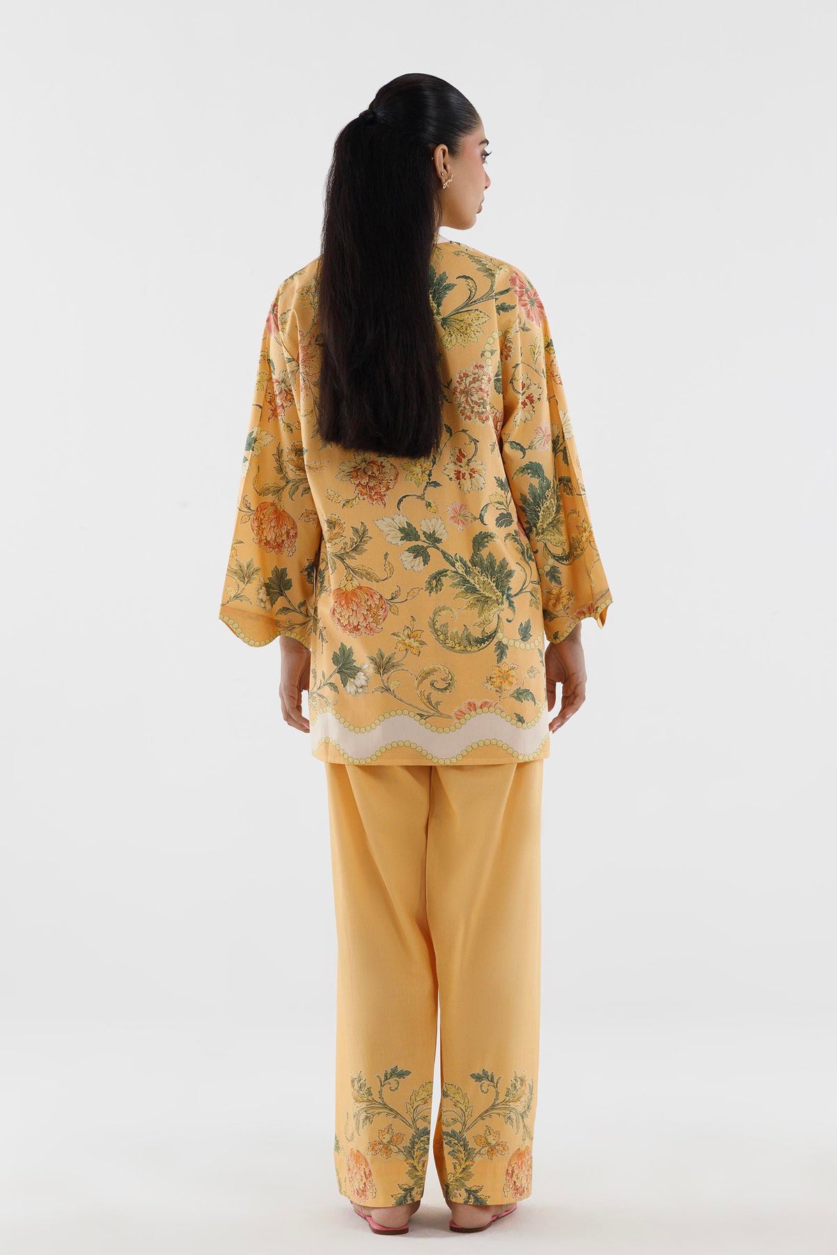 Stitched Printed Poplin Shirt+ Shalwar