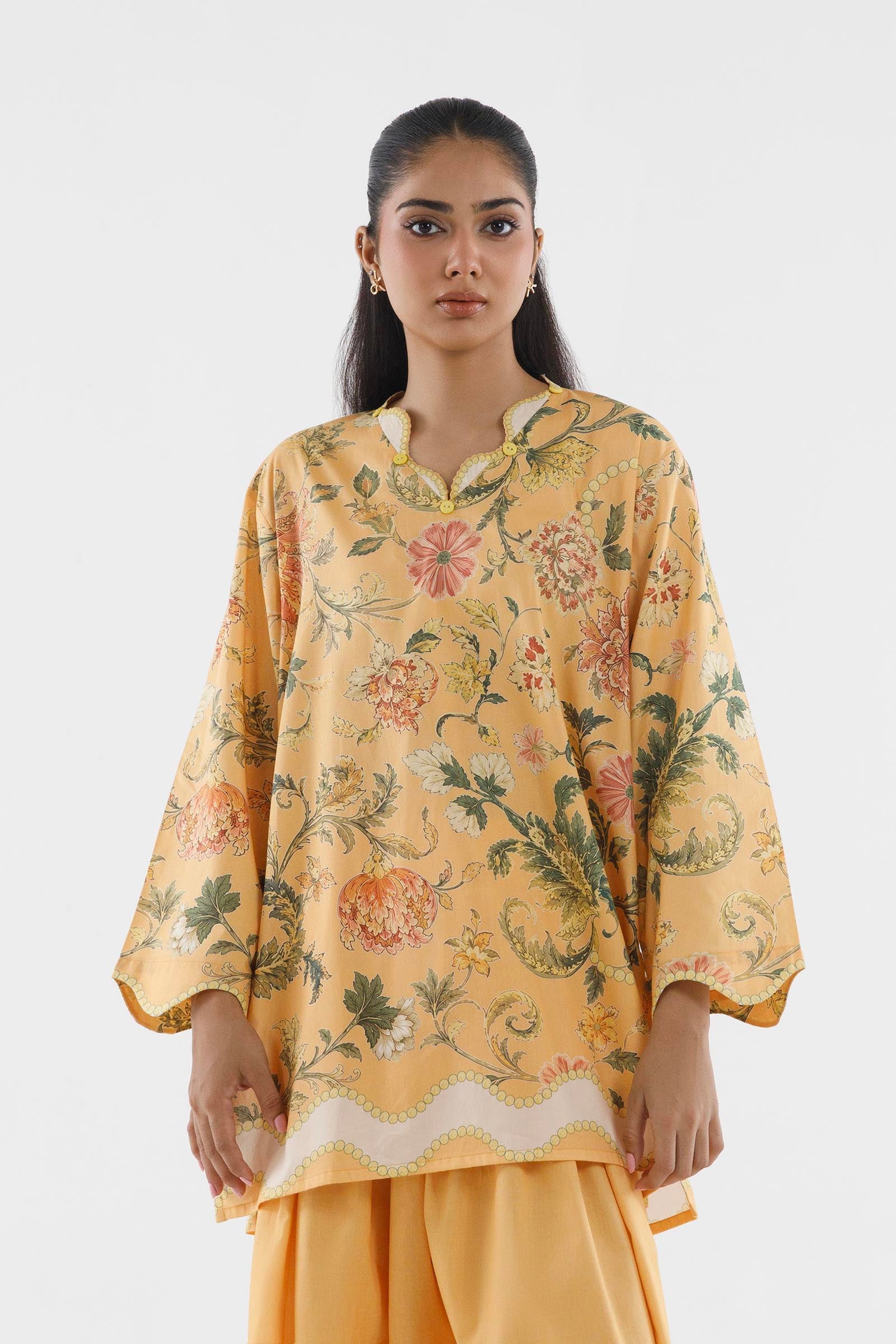 Stitched Printed Poplin Shirt+ Shalwar Secondary image