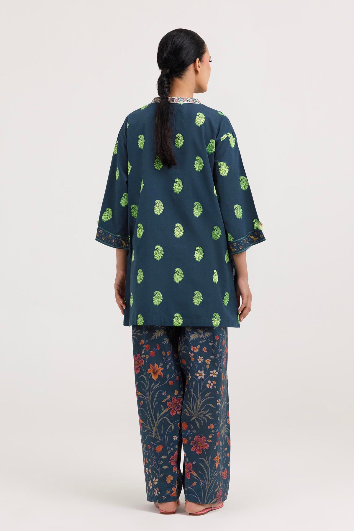 Stitched Embroidered Jacquard Shirt+ Shalwar